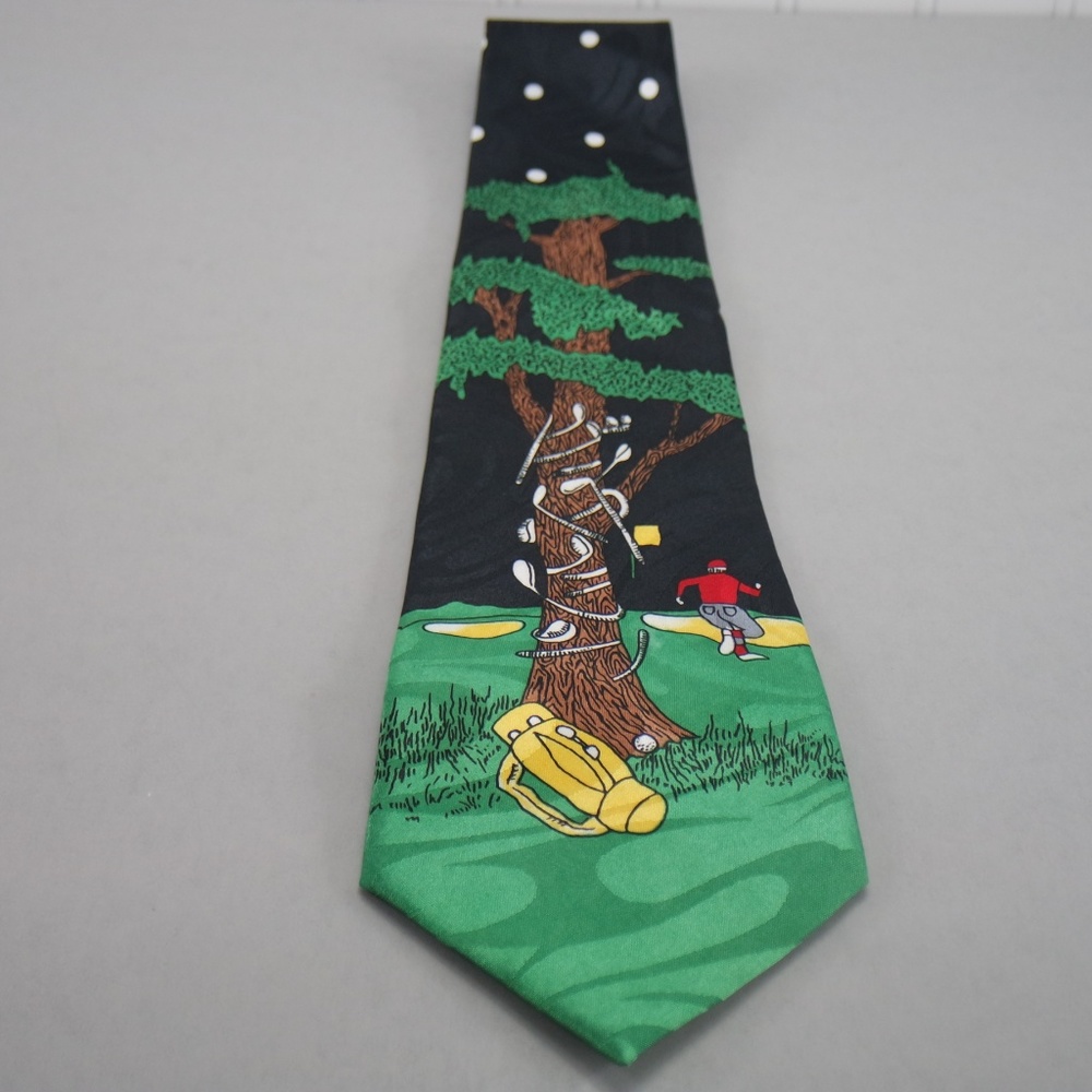 A. Rogers Frustrated Golfer Men's Novelty Golf Tie 3 3/4" x 61"